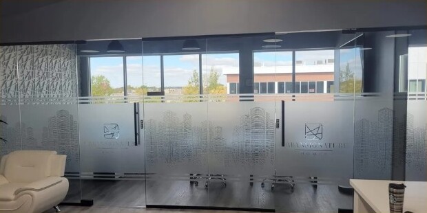 Completed commercial office boardroom